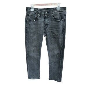 Levi's Men Jeans 31x30 Black Denim 514 Series Straight Fit 5 Pockets